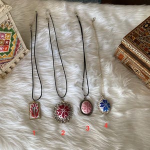 Hand Embroidered Tatreez Necklaces