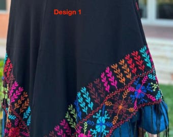 Hand Stitched Tatreez Shawls