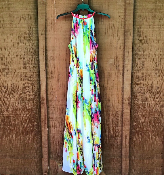 floral maxi dress sleeves ASTR the Label | Quinn Floral Cutout Midi Dress | Size L