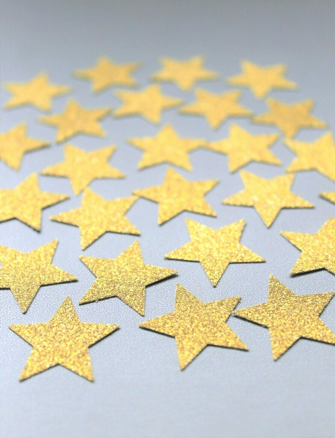 Gold Stars Papercraft Embellishments Scrapbooking Pack of 50 Etsy