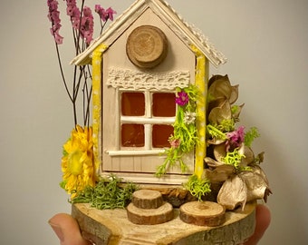 Flower Garden Fairy House Box