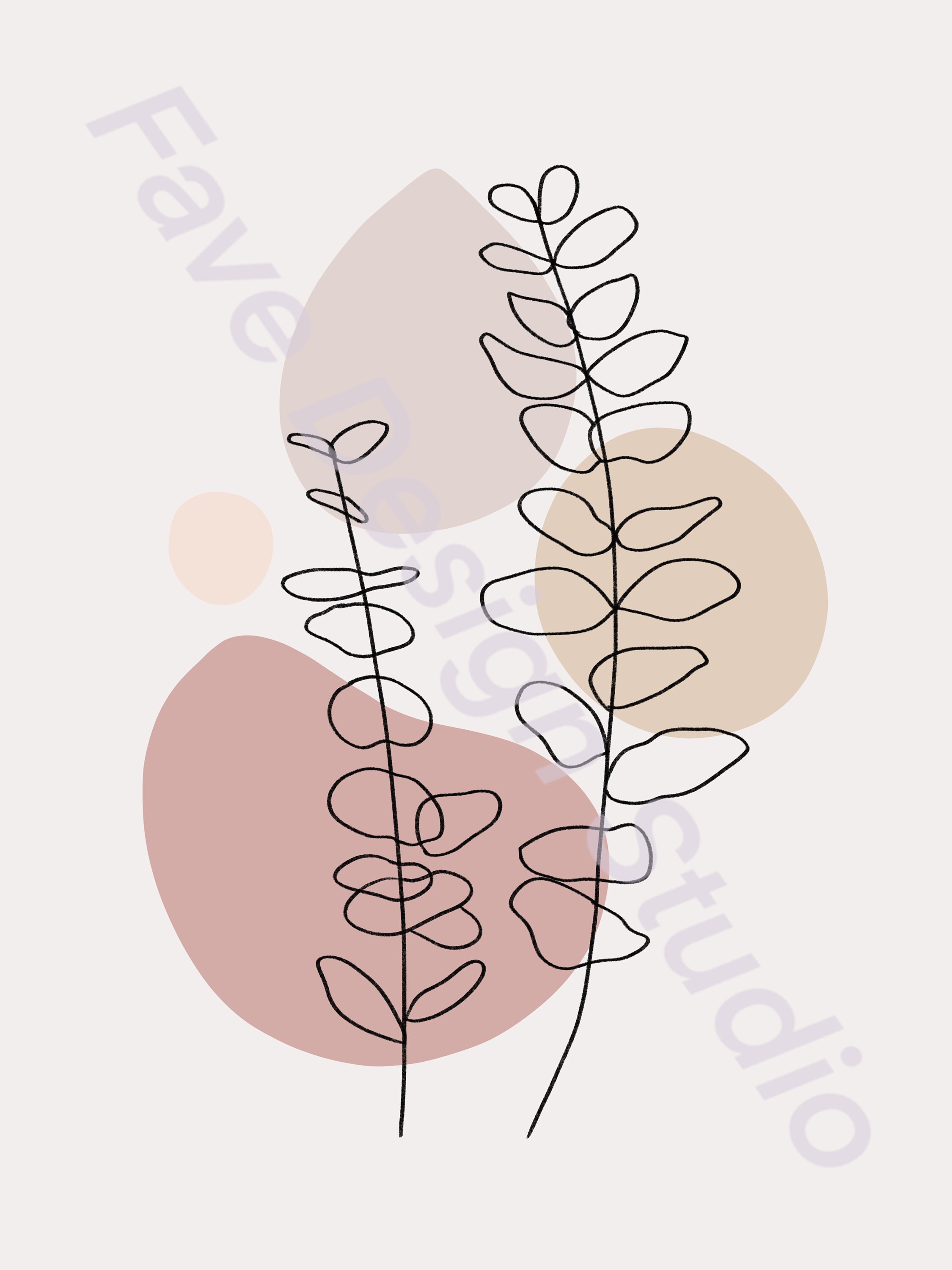 Boho Kunst Set von 3 Drucke Boho Wandkunst abstrakte Galerie | Etsy