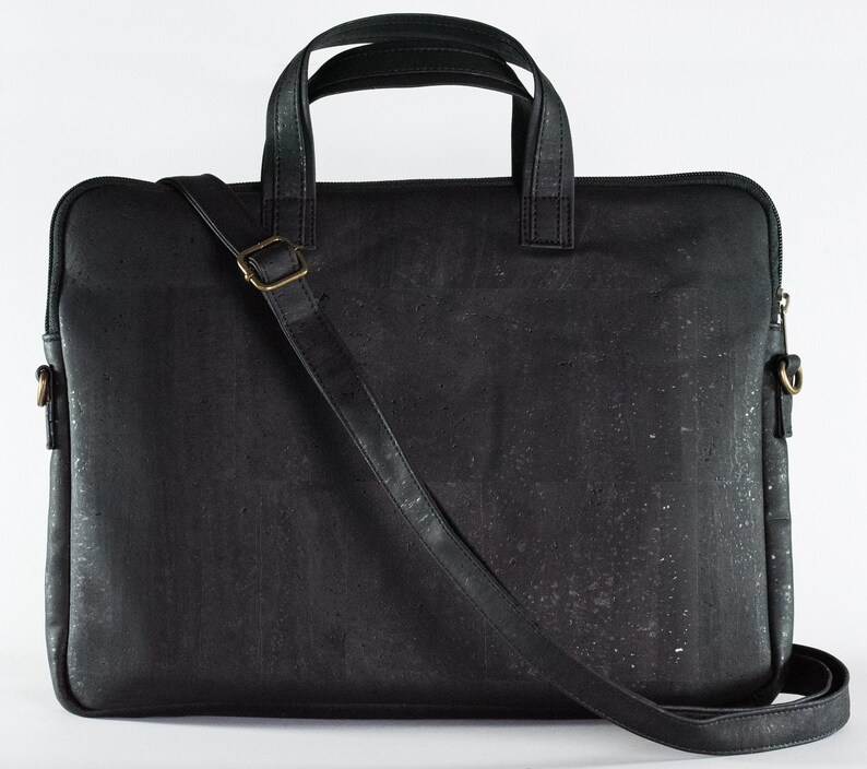 Vegan Leather Laptop Bag for Men Eco Friendly Office Bag Etsy UK