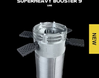 NUEVO SUPERHEAVY Booster 9 Modelo 1:144 - Nave estelar IFT3