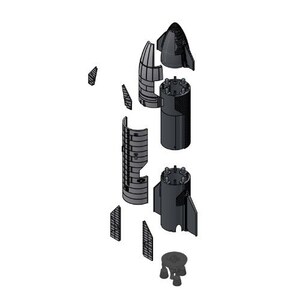 NEW Spacex Starship SN24 Prototype 3D DIGITAL Files - Etsy Australia