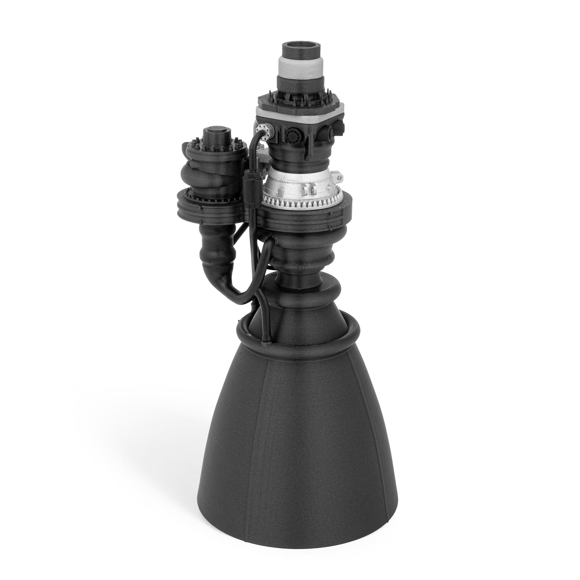 Handmade Rocket Engine Scale Model of Raptor 3 - Detailed Miniature ...