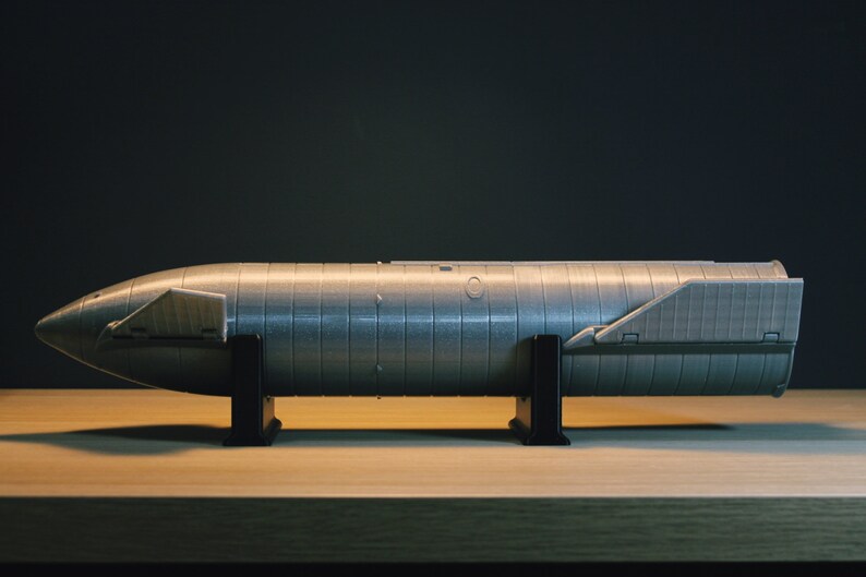 Spacex Starship Prototypes 3D Printed Rocket Etsy