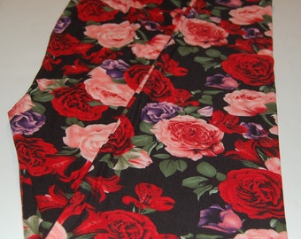Pink rose leggings | Etsy Nederland
