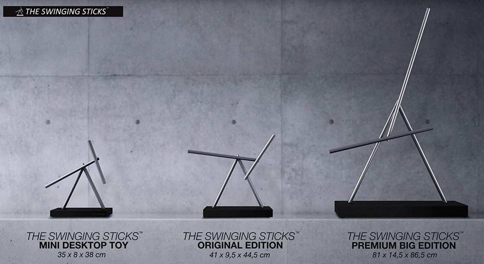 Swinging Sticks Energy Sculpture Desktop Version Etsy