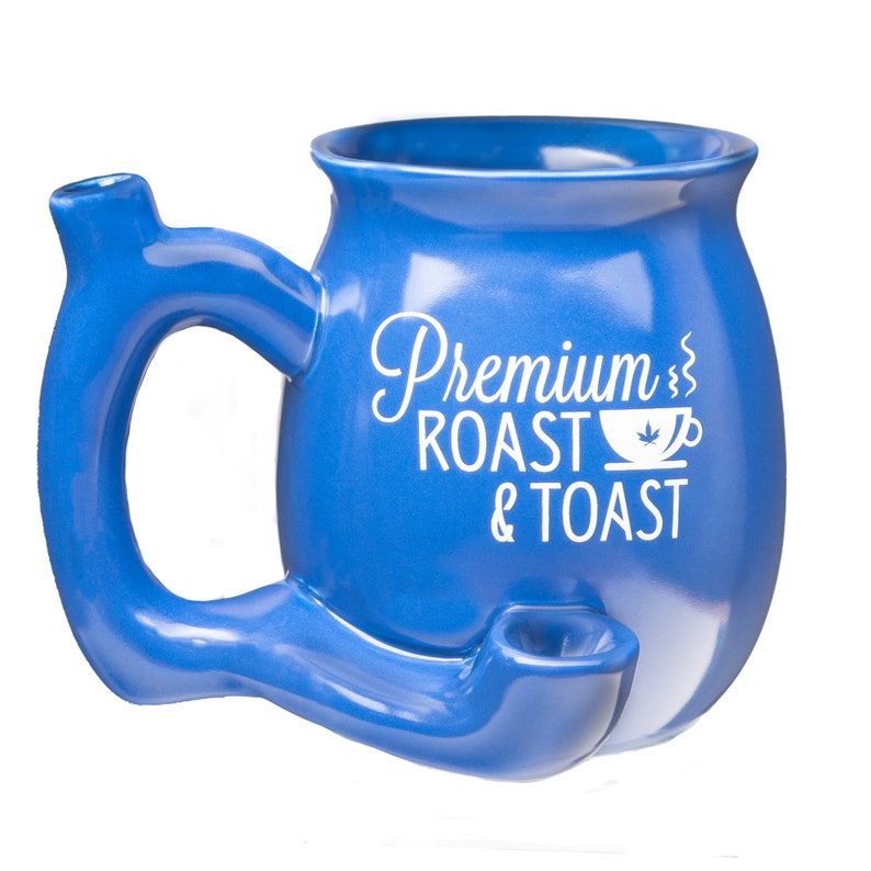 Fasioncraft Premium Blue Roast and Toast Mug Etsy