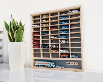 Exhibidor personalizado para coches Disney, escala 1/64, compatible con garajes de coches Hot Wheels y Matchbox. Estantería para juguetes.