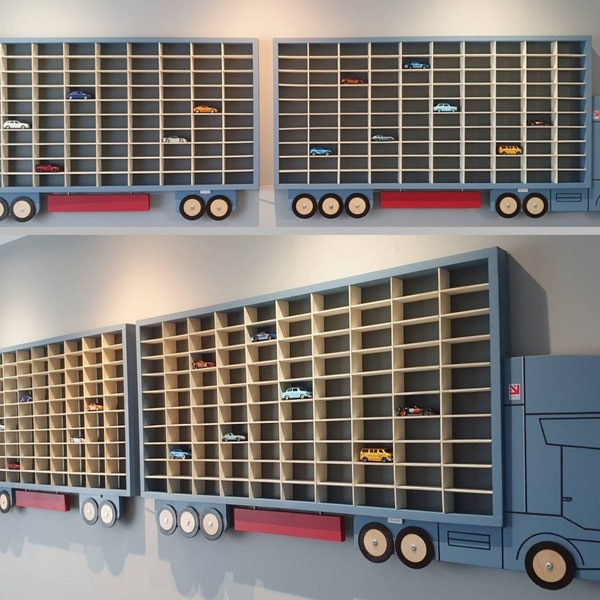 Hot Wheels Wood Truck Display Etsy