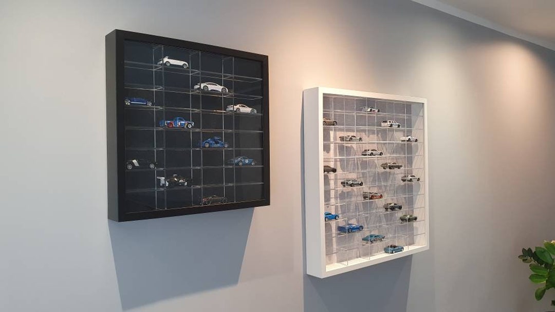 Display Case for Hot Wheels Cars, 1:64 Diecast Matchbox Cars