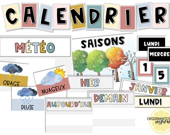 Calendrier De La Poste 2023 Meteo Wall Calendar 2022 // Animal / Animal / Animal / Tiger / Eagle | Etsy