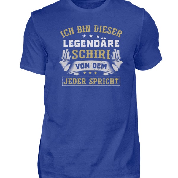 Ich bin dieser Legendäre Schiri  - Herren Premiumshirt | Geschenkidee für coole Schiedsrichter | Schiedsrichter-Shirt