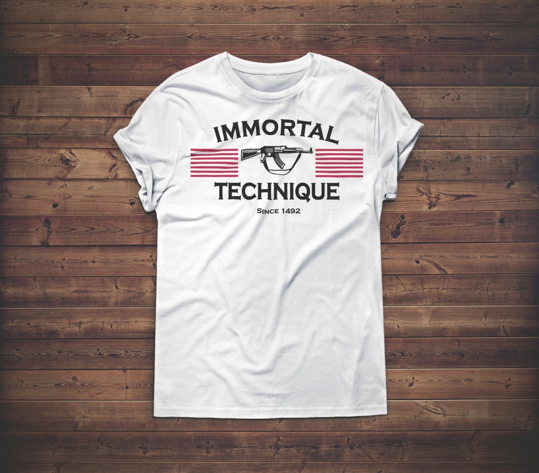 Immortal Technique T-shirt Hip Hop Rapper Rap Music Harlem NY