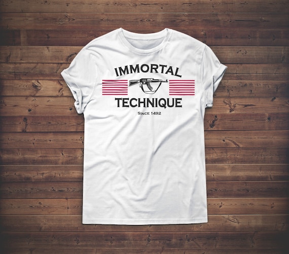 Immortal Technique T-shirt Hip Hop Rapper Rap Music Harlem NY