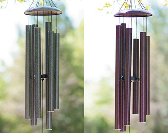 45inch Metal Wind Chimes for outdoors Deep Tone meditation Memorial Gifts