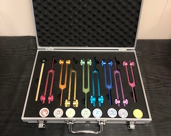 CROWN チャクラ メタル チューニングフォーク チャクラ セット 172.06