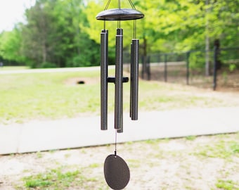 36inch Metal Wind Chimes Silver Color for outdoors Deep Tone meditation Memorial Gifts