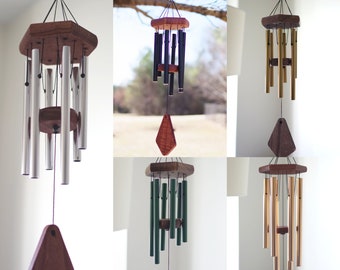 personalized 28inch Metal Wind Chimes for outdoor, garden, sound healing, meditation, Personalized memorial wind chimes