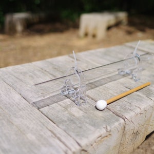 523Hz C5 Note Single Crystal Harp Tube Perfect Pitch with Free mallet ,Sound Therapy Quartz Crystal
