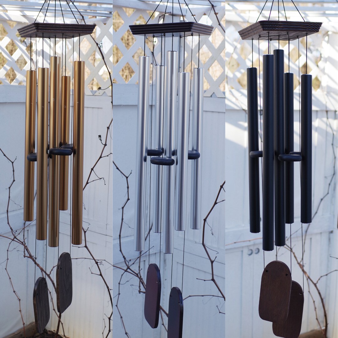 48inch Customizable Metal Wind Chimes Deep Tone Sound for Outdoors, Meditation, and Spirit