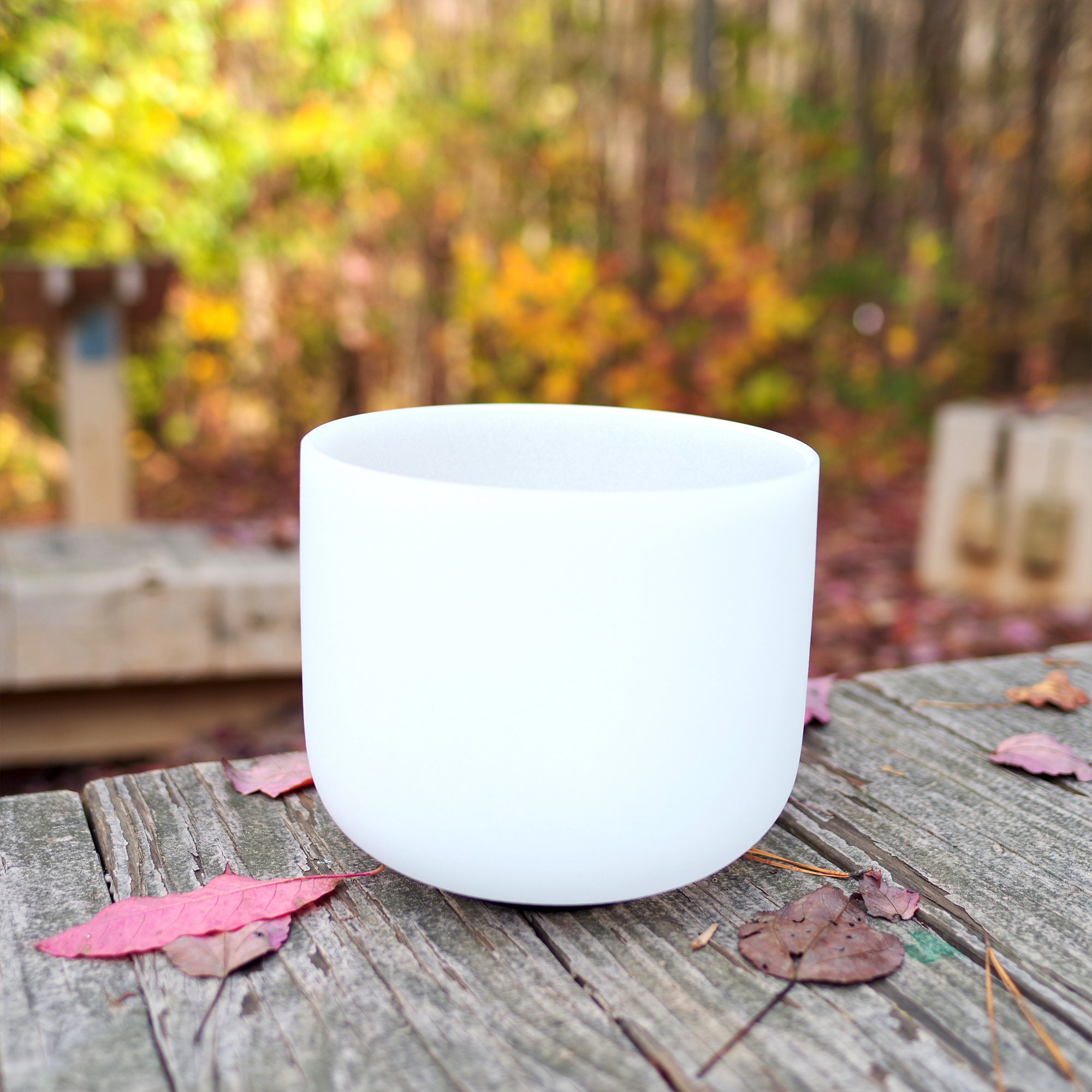 6インチフロストクリスタルシンギングボウルセット：B音、サウンド