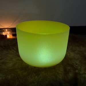 432Hz 10 inch E-noot Perfect Pitch Crystal Klankschaal met lichte, zachte tas, bamboehamer en O-ring.