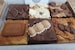Blondies & Brownies -Letterbox -Postal- Gift Box- Mixed Selection -Kinder Hippo-Jammy Dodger-Biscoff-Kinder-Terrys-Reeses-Gift Message 