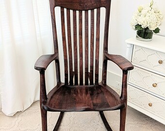 Sam Maloof Style Rocking Chair