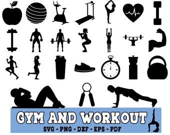 Download Workout Svg Bundle Etsy