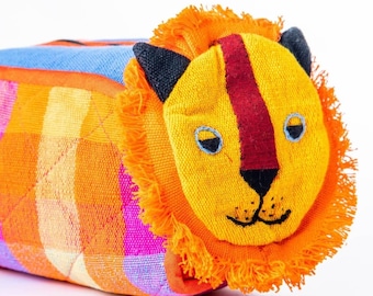 Kids Lion Pencil Case, Kids Toiletry Bag, Kids Travel bag, Crayon Bag, Grooming Kit Bag | Gift for Boys, Girl, Birthday Gift, Christmas Gift