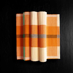 Handwoven Table Runner - 100% Natural, Hand-Dyed Cotton | Epicurean