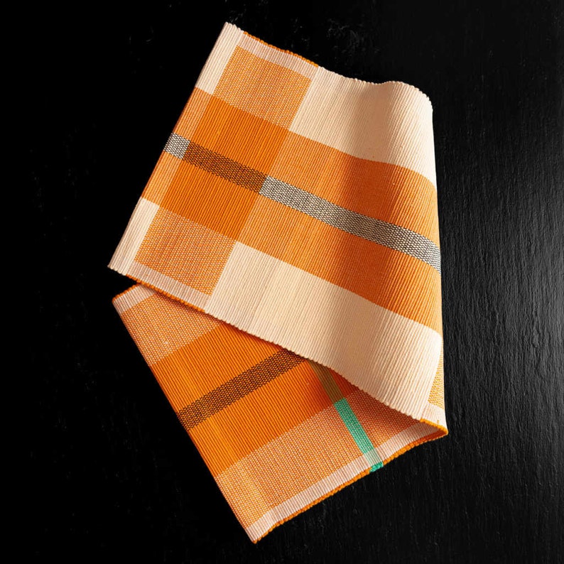 Handwoven Table Runner - 100% Natural, Hand-Dyed Cotton | Epicurean