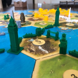 Replacement Pieces for Catan Settlers - London