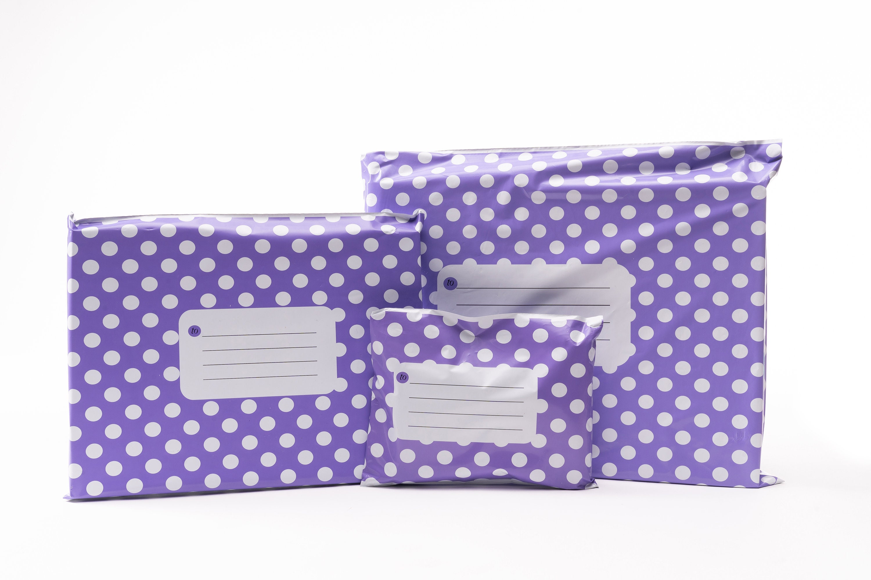 Polka Dot Printed Mailing Bags – Self Seal, Colored, All Sizes, 100% Recyclable