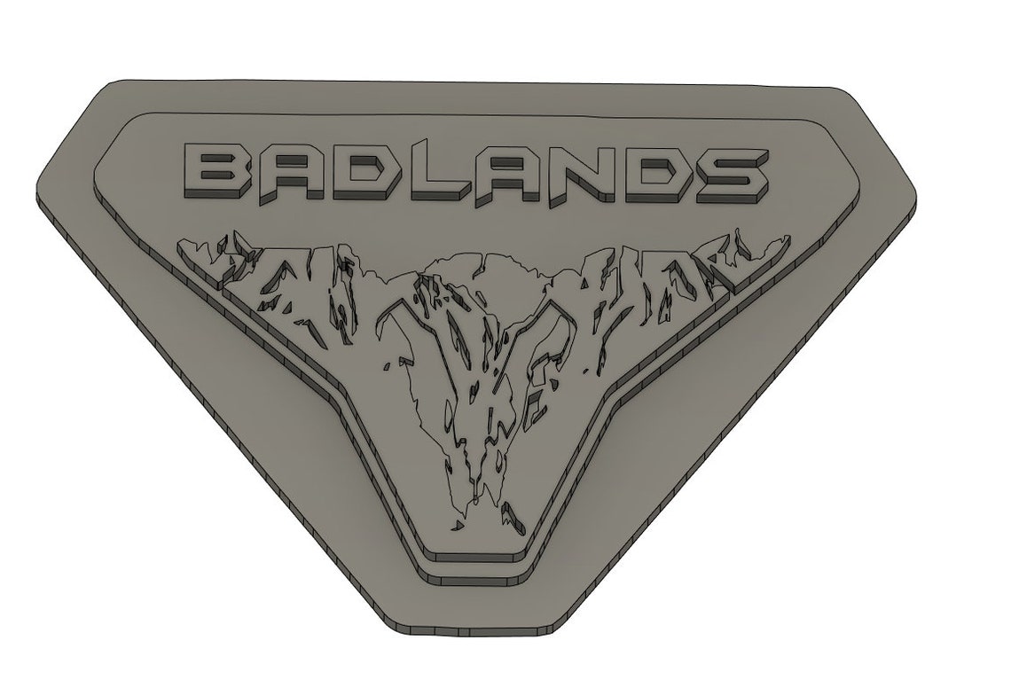 Bronco Badlands Badge | Etsy