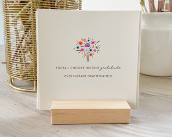 Affirmation Cards Set, Wellness Gift, Positive, Mental Health Desk Art, Anxiety, Depression, Self Love, Encouragement For Her
