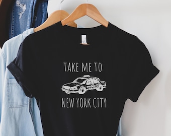 NYC Taxi T-Shirt: New York City Souvenir Gift