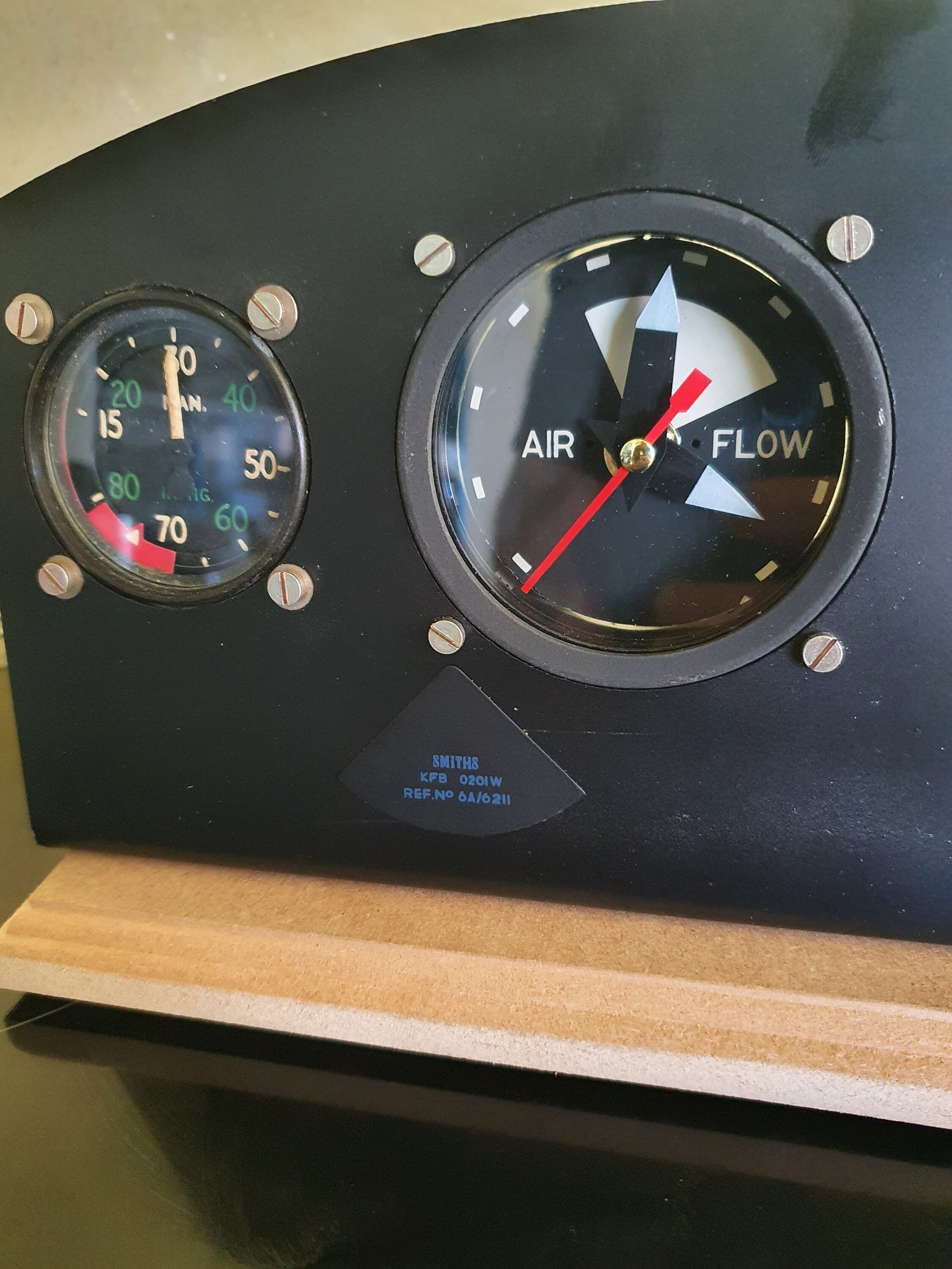 Military aircraft desk clock. Genuine ex Royal Airforce flight Etsy