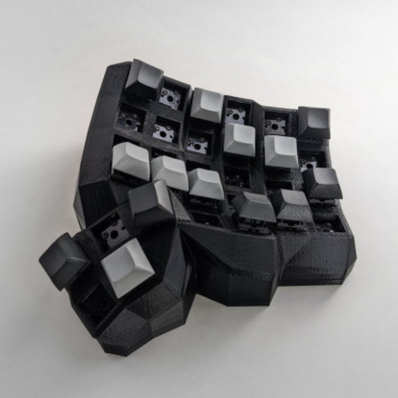 Ergonomic Dactyl Manuform Keyboard Etsy