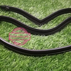 Empty channel snap browband -quick click with snaps Shape U,V, Straight Blank Browband, Endless Possibilities 8mm or 6mm channel u v s F/S.