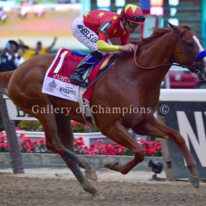 Justify 2018 Belmont Stakes Finish Photo