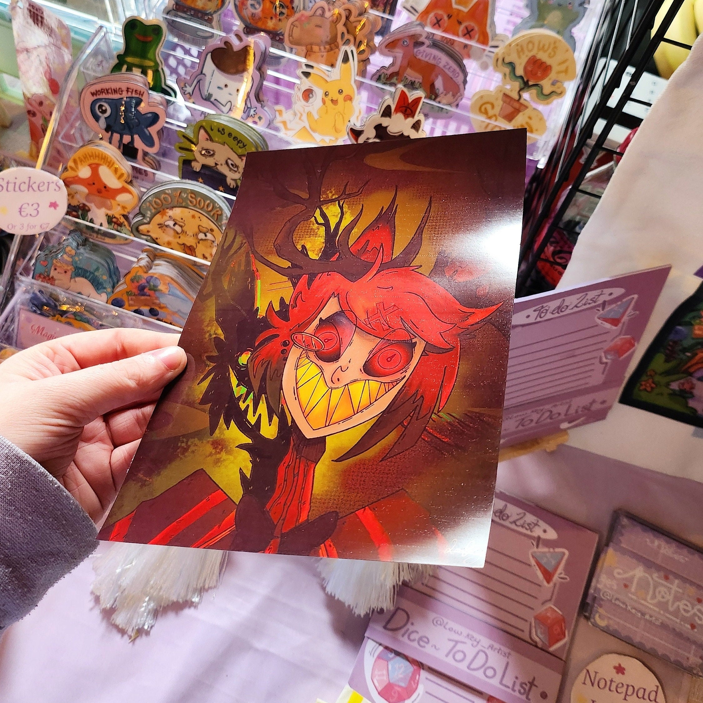 Alastor Hazbin Hotel Print A4 or A5 Sizes - Etsy