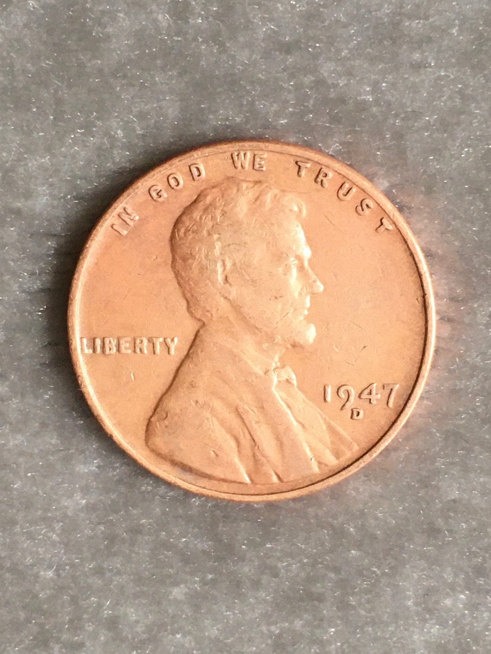 Rare 1947 USD MINT MARK Wheat Penny vf reduced Etsy
