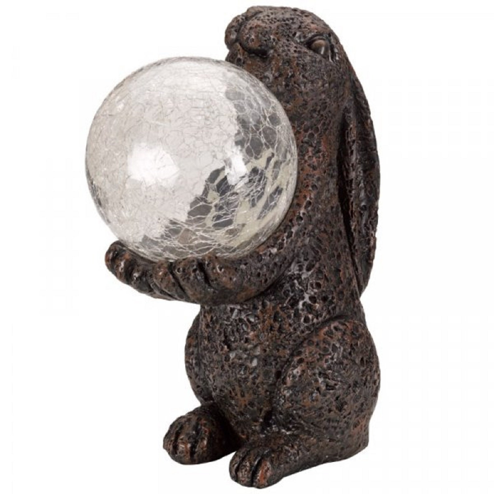 Hare Magic Light Up Garden Ornament Solar Powered Gazing Ball | Etsy