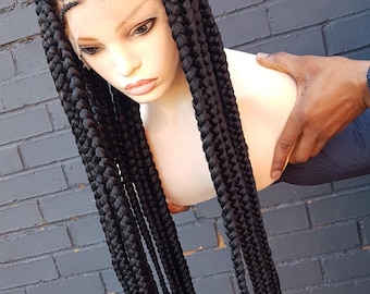 Full lace Jumbo knotless box braids