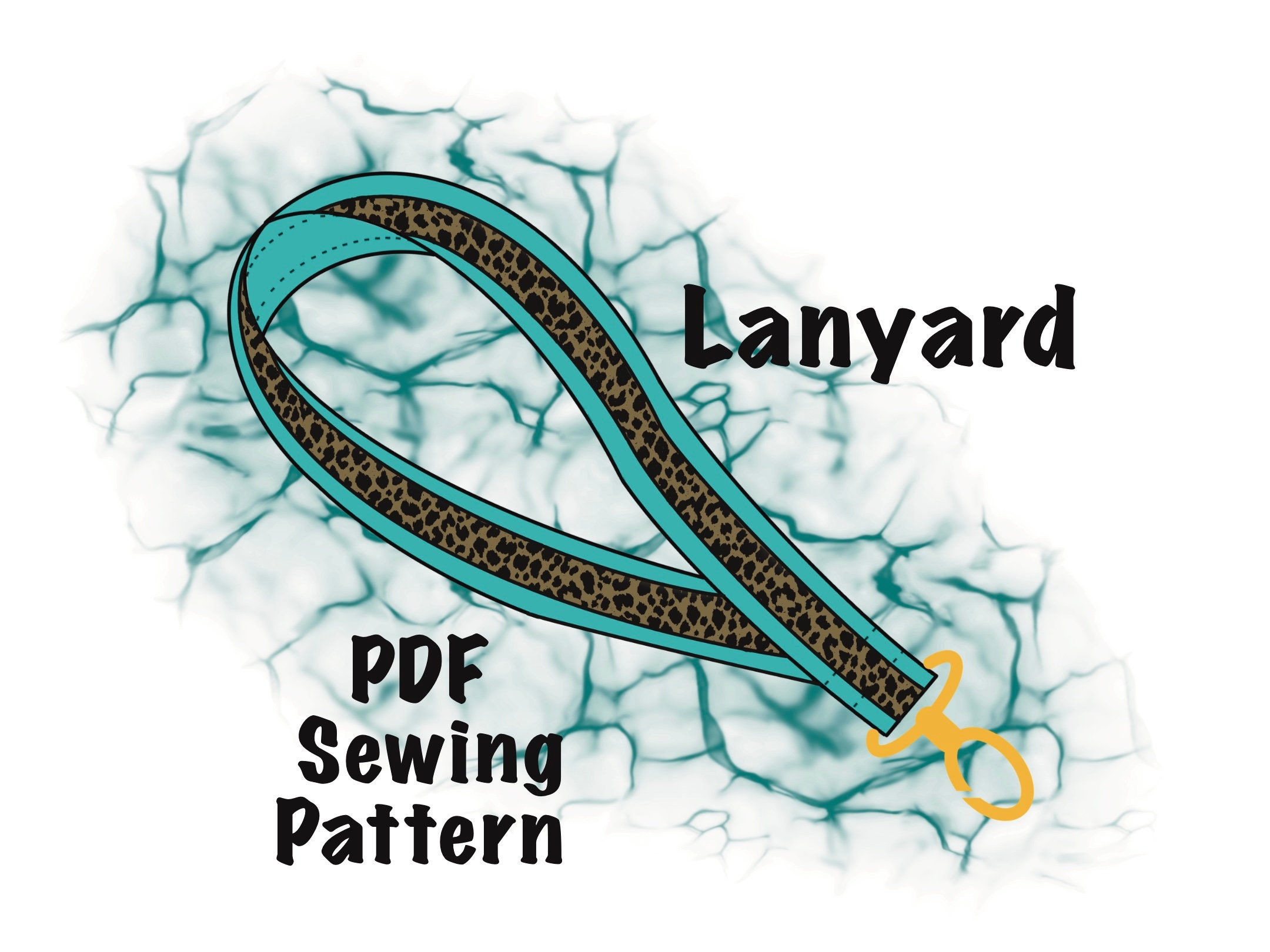 Lanyard PDF Sewing Pattern Beginner Sewing Project Digital Download - Etsy
