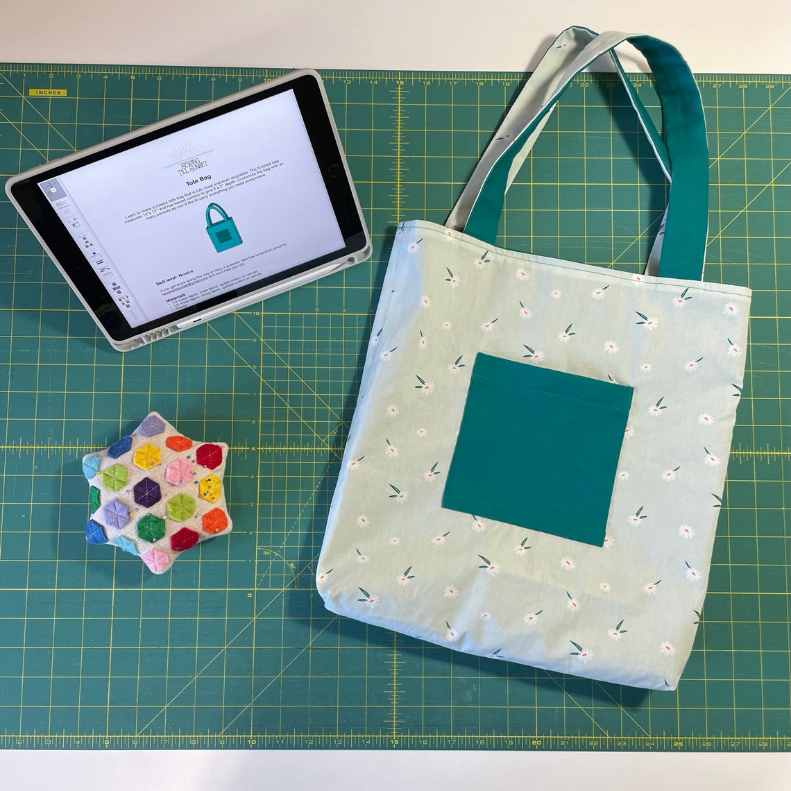 Reversible Tote Bag Sewing Pattern: Beginner-friendly (PDF Download ...